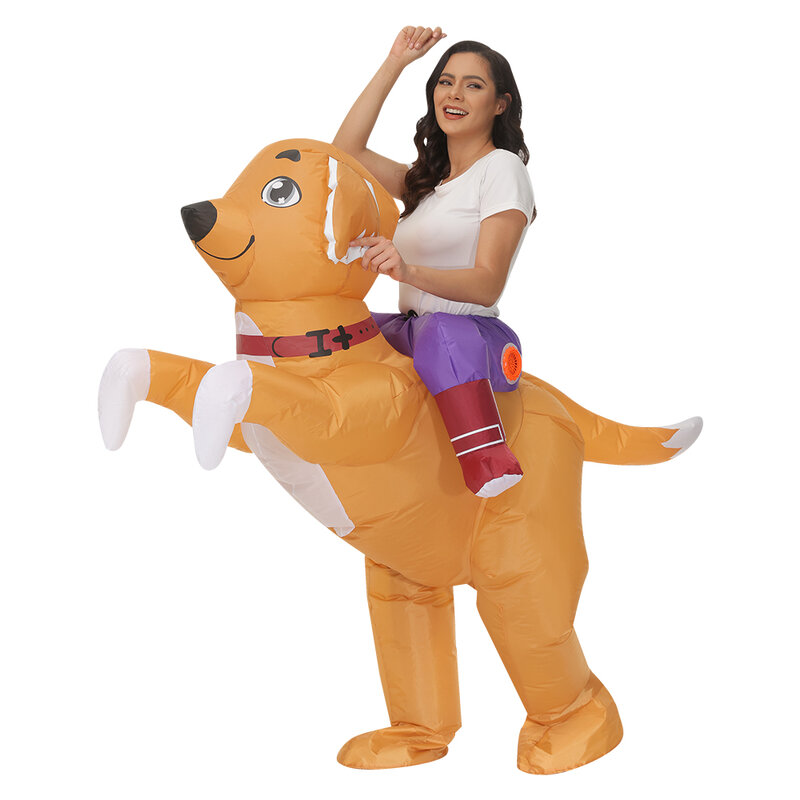 2022 nuovi costumi Cosplay per adulti di Halloween Walking Animal Dog Costume gonfiabile divertente mascotte gioco di ruolo Disfraz