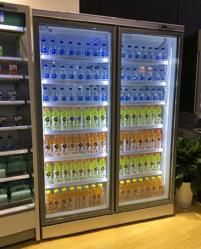 Multideck Open Display Chiller Beverage Fridge Display Vegetable Cooler Commercial Refrigerator Showcase