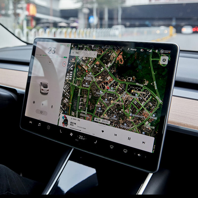 Nieuwe Gehard Glas Voor Tesla Model 3 Y X S Accessoires Center Controle Touchscreen Auto Navigatie Touch Screen Protector Film