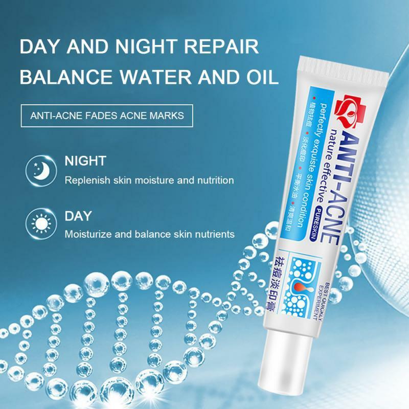 Acne Removal Face Cream Clears Pimple Scar Black Dots Gel Treat Severe Acne Shrink Pore Whiten Skin Care Ointment Beauty Health