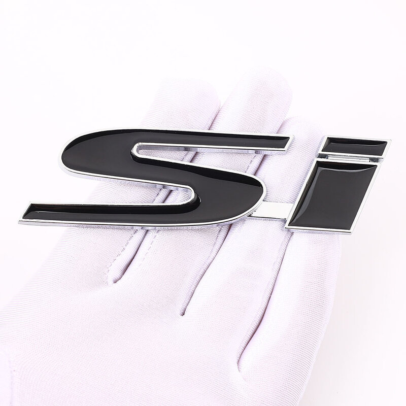 Adesivo per Auto SI Logo Auto Emblem Badge 3D baule in metallo decalcomanie per Auto per Honda Civic Si Accord 2003-2007 Crv Hrv City accessori Auto