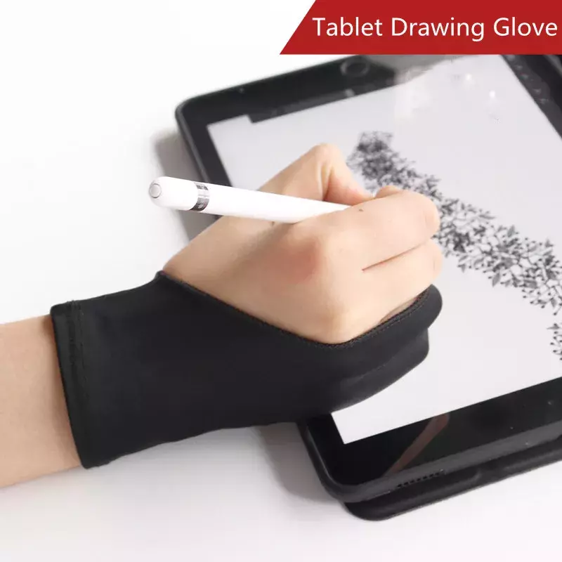 Guanto da disegno per Tablet guanto da artista per iPad Pro matita/tavoletta grafica/Display a penna penna stilo capacitiva Touchscreen casuale