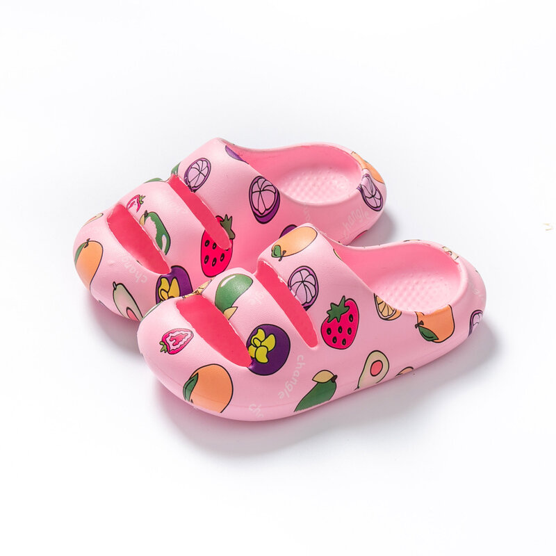 2022 Baby Shoes New Summer Cute Casual Pink Light Kids Slippers Breathable Girl Boy Non-slip Flat Children Sandals Free Shipping