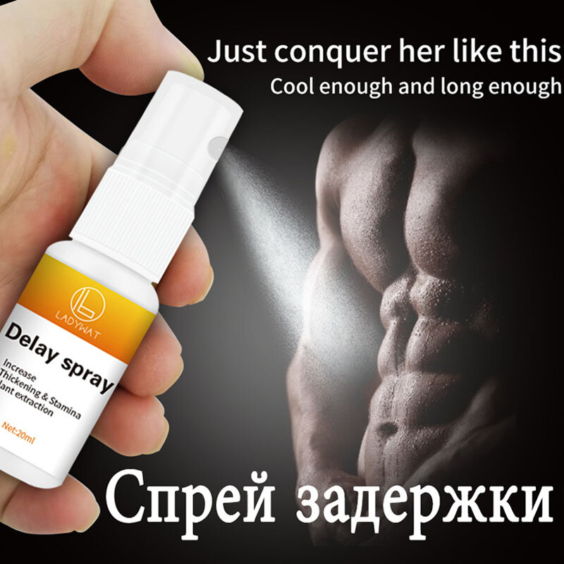 O óleo masculino do atraso do sexo impede a ejaculação prematura o atraso duradouro intenso 60 minutos do pulverizador atrasa o produto masculino