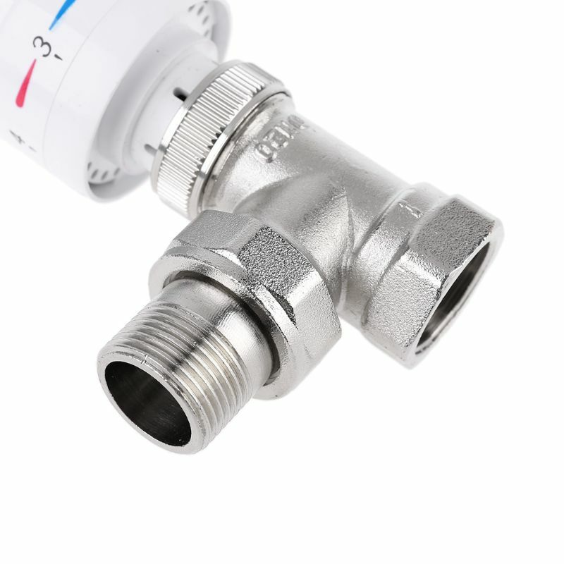Automatic Thermostatic Radiator Valve Thermostat Temperature Control Valve Angle Floor Heating Special Valve Copper