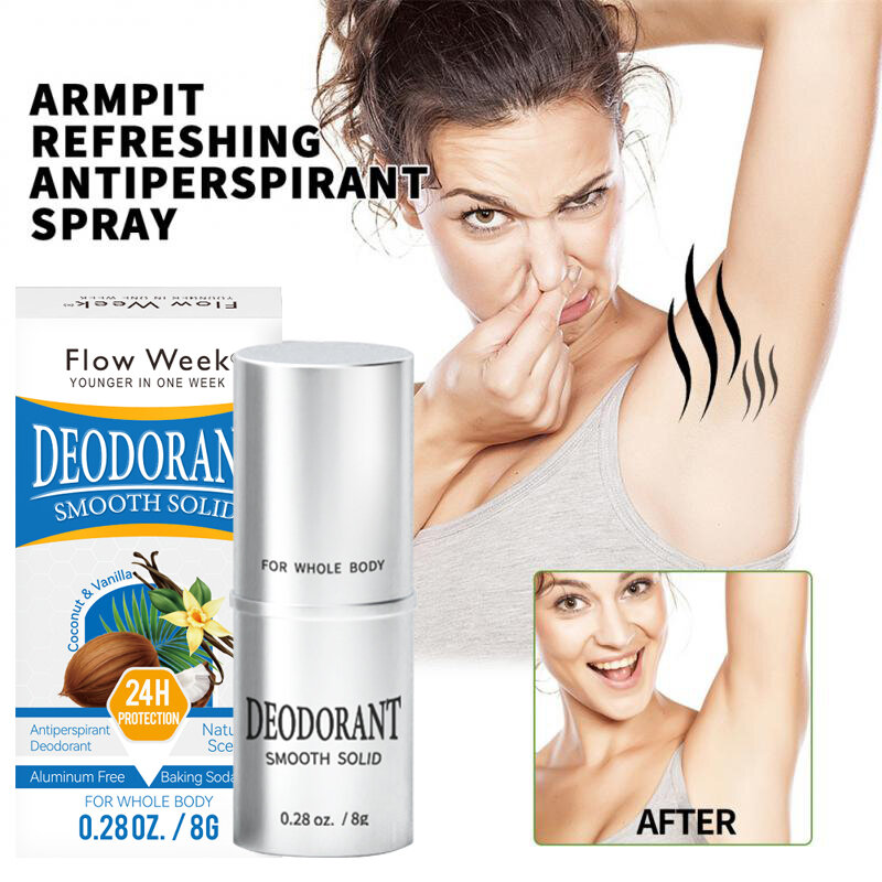 Solid deodorant cream Anti-fox perfume Refreshing solid perfume cream Natural deodorant portable type