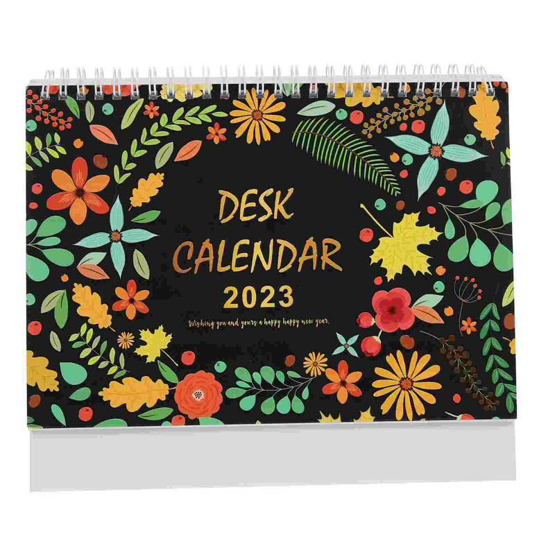 Kalender 2023 Schreibtisch Stehend Flip Tisch Monatliche Planung Büro Zeitplan Planer Zelt Desktop Kalender Stand Up Dekorative