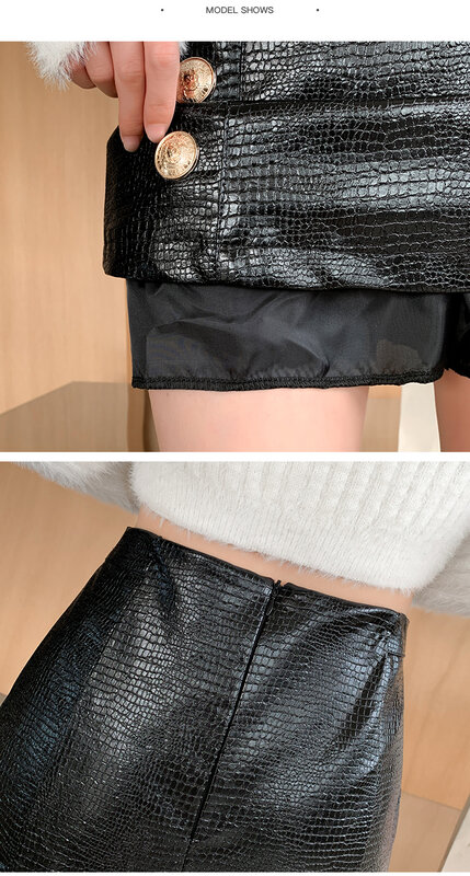 2021 nova saia feminina estilo coreano maxi preto sexy cor sólida mujer faldas 909j saia de couro de cintura alta