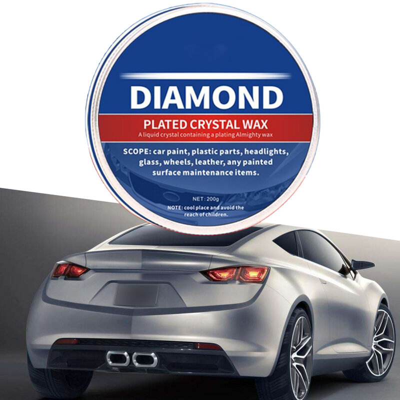 200g Premium Carnauba Car Wax Crystal Hard Wax Paint Care Scratch Repair Maintenance Wax Paint Surface Coating
