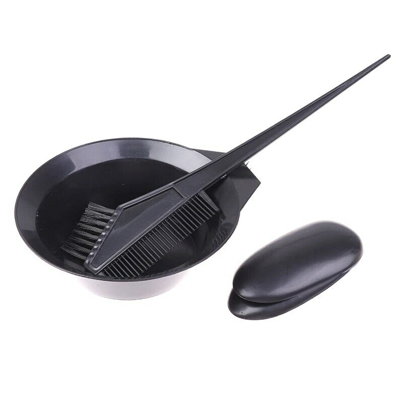 1PC Hair Dyeing Coloring Comb Barber Tinting Hair Brush DIY Styling Acessórios Plastic Color Mixing Bowl Hair Styling Tool
