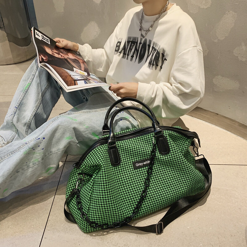 YILIAN Knit fabric fashion travel bag 2022 New high texture tote di grande capacità per uomo e donna scarpe sportive posizione zaino