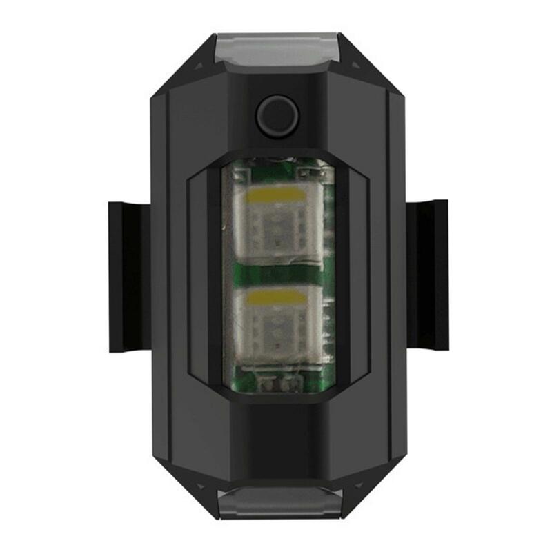 Universal LED Anti-colisão Luz de Advertência Mini Drone Luz de Sinal com Sinal Strobe Motocicleta Turn Indicator 7 Cores Li L8I8