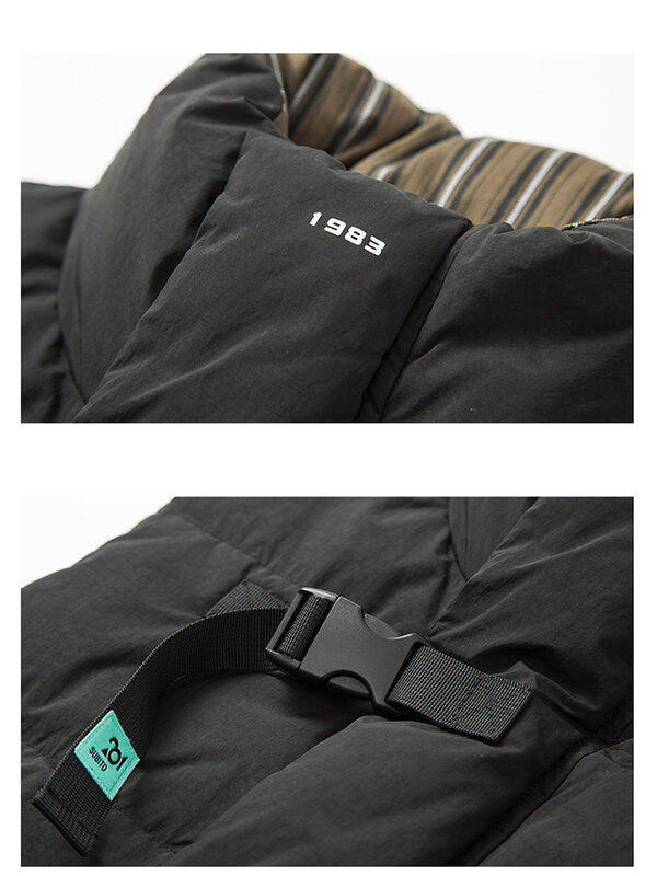 Winter Sleeveless Jacket Unisex Korean Zipper Down Vest Fashion Casual Solid Thick Waistcoat Loose Warm Women Vest With Pocket