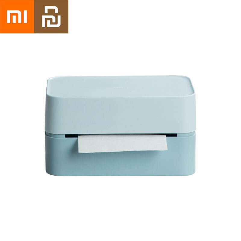 Xiaomi Youpin ง่ายกล่องกระดาษทิชชูในครัวเรือนหนากระดาษพลาสติกกล่องลิ้นชักห้องนั่งเล่นพลาสติกผ้า...
