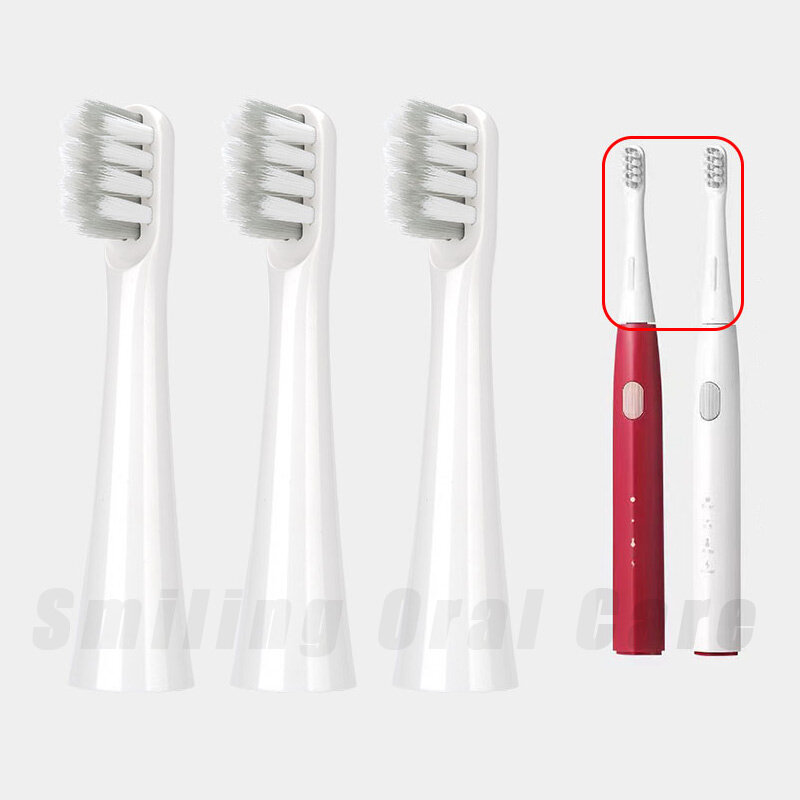 Adatto per DR.BEI Y1/GY1/C3 testina di ricambio per spazzolino elettrico testina di ricambio per spazzolino universale per adulti morbida sostituire l'ugello DuPont