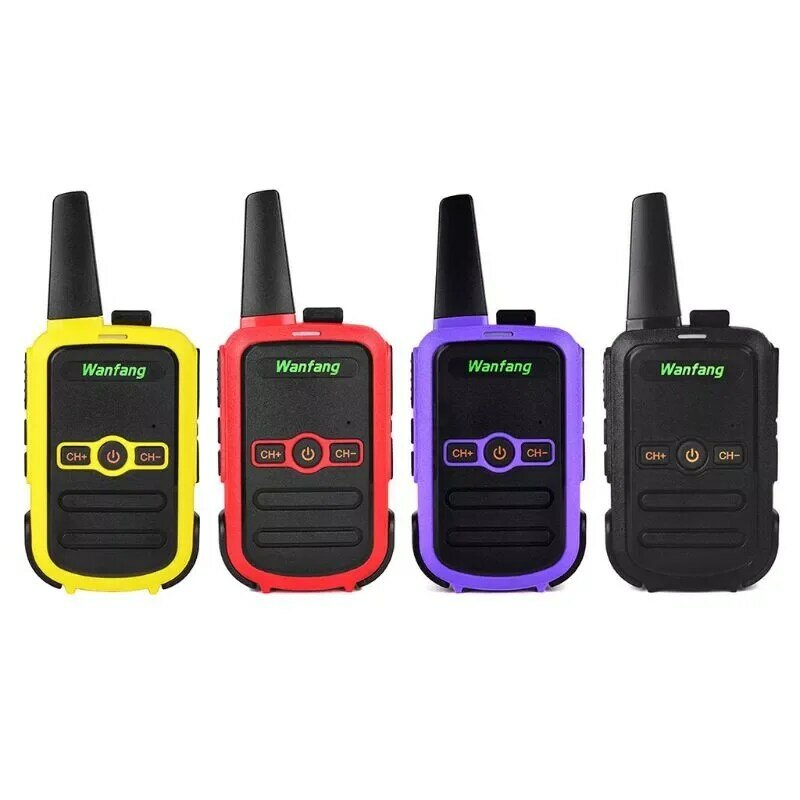 Walkie-talkie profesional mini color ultrafino ultrapequeño carga directa por USB