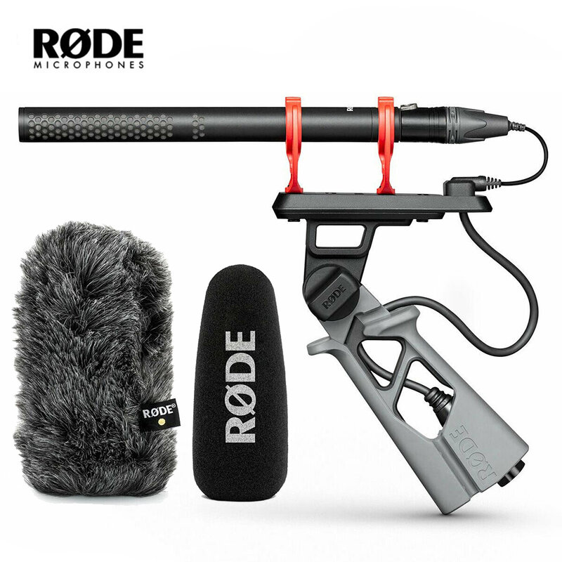 Rode ntg5 supercardióide on-camera microfone local gravação kit para entrevista de vídeo filmmaking profissional shotgun mic