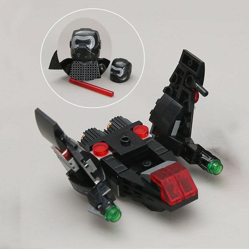 Star brick wars mini millennium falcon shuttle x-fighter quebra-cabeça figura de ação montado blocos de construção brinquedo meninos