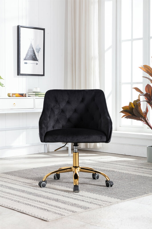 (USA Stock) krzesło obrotowe do salonu/sypialnia, nowoczesne krzesło biurowe