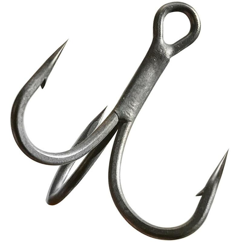 ตะขอตกปลาสแตนเลสสตีล Anchor Hook Treble Hooks 4 #6 #8 #10 # Lure เหยื่อปลอม