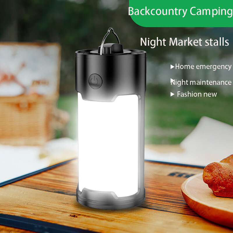 Портативный светильник высокой мощности, светильник для кемпинга, яркий светильник для палатки, портативный аварийный светильник для рыба...