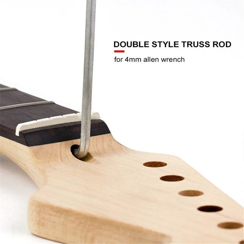 1 Buah Maple Elektrik Gitar Leher Strat ST TL Pengganti Fretboard 22 Fret untuk Gitar Bagian Aksesori Leher