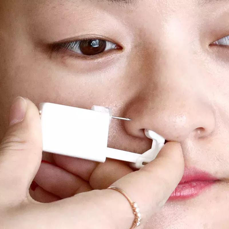 Disposable Safe Sterile Piercing Unit for Gem Nose Studs Piercing Gun Piercer Tool Machine Kit Earring Stud Body Jewelry