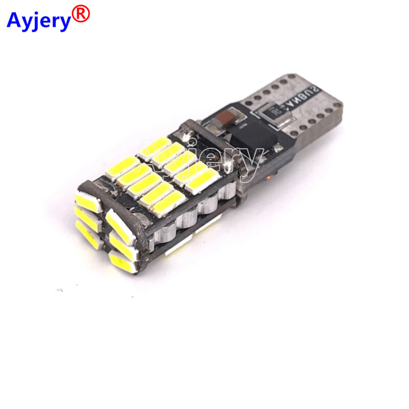 Ayjery 100Pcs T10 W5w 194 501 Canbus 4014 Auto Interieur Licht Geen Fout T10 26 Smd Led Instrument Lichten lamp Lamp Lichtkoepel 12V