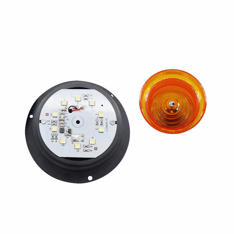 Lâmpada de led de indicação de emergência, farol de aviso com luz led rotativa para carro, luz de segurança magnética para teto, estroboscópio