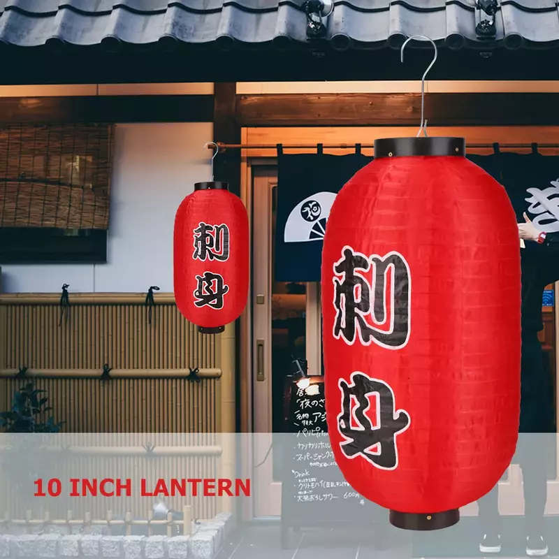 ตกแต่งสไตล์ญี่ปุ่นหม้อร้อนโคมไฟผ้า W/ไฟ LED Wicks ใหม่ปี Party ร้านอาหารเทศกาล Ramen Sushi ผับ Lant