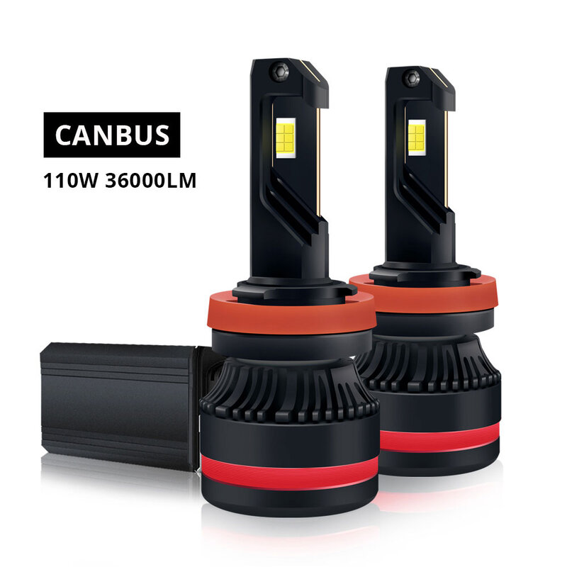 Canbus-bombilla LED antiniebla para faro delantero de coche, lámpara de 110W, 36000LM, H1, H8, H9, H11, 9005, HB3, 9006, HB4, 880, 881