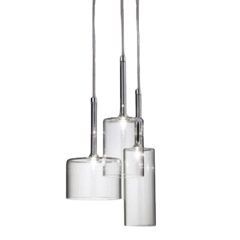 Lámpara colgante Spillray de Axo, iluminación de suspensión, comedor de cristal, sala de estar, candelabro de techo, 3 cabezales, 6 cabezales