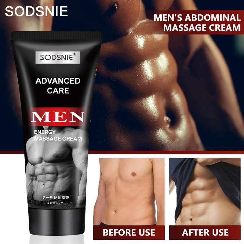 60ml Powerful Abdominal Muscle Cream Stronger Muscle Strong Anti Cellulite Nourishing moisturizing Weight Loss Cream For Men