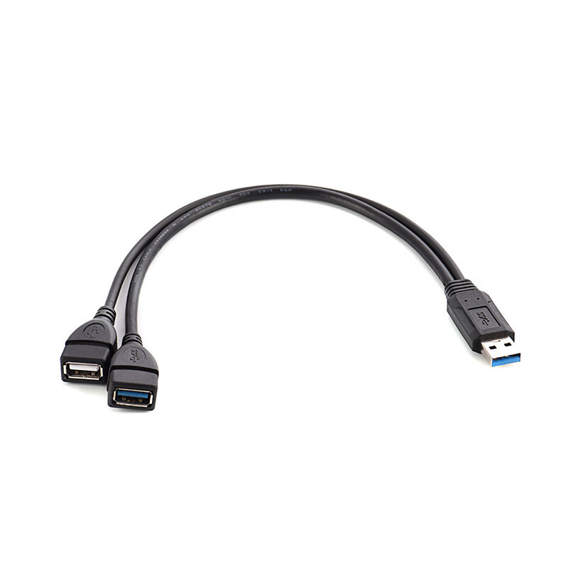 Cavo di prolunga USB 3.0, dati maschio-femmina + ricarica, collegato a disco USB, scheda di rete, disco rigido, rivoluzione USB, 2-in-1