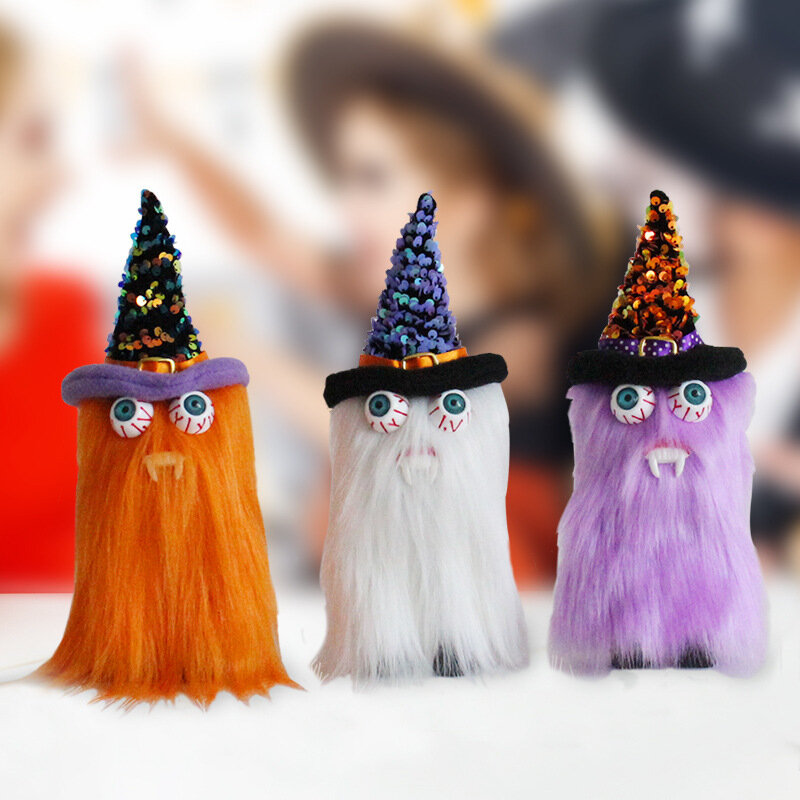 Adornos de dientes fantasma muñecas regalos de vacaciones suministros de decoración de Halloween multicolor lindo plástico decorativo