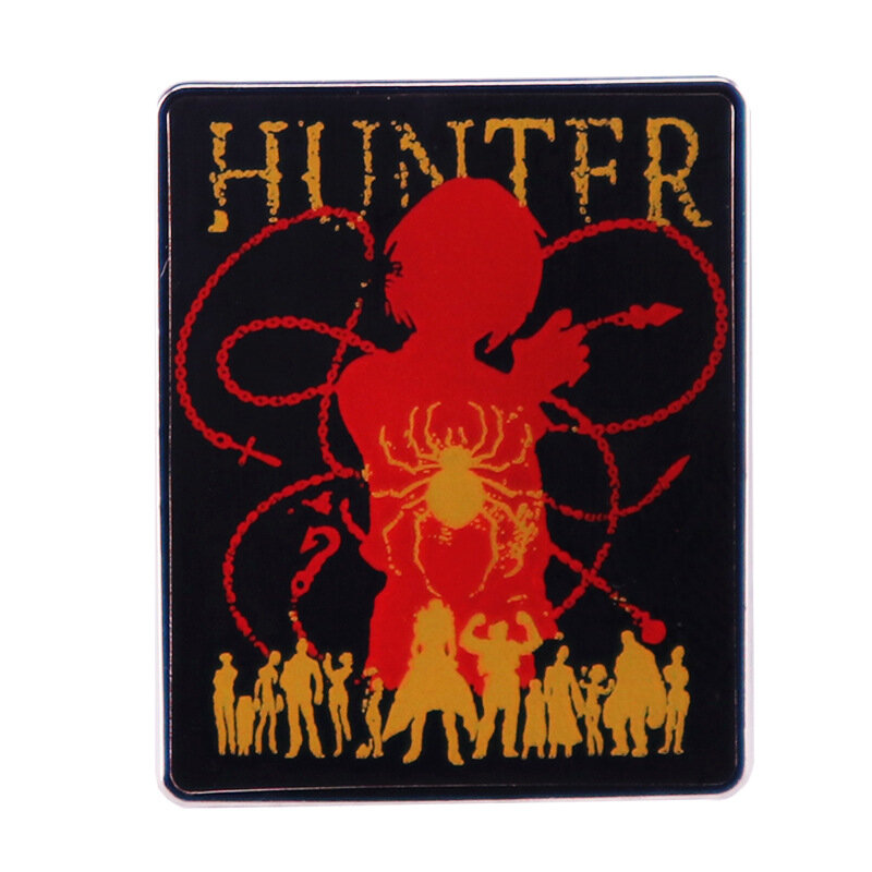 A0557 hunter×hunter esmalte pino anime lapela pinos emblemas na mochila coisas bonito mochilas acessórios japonês mangá presente