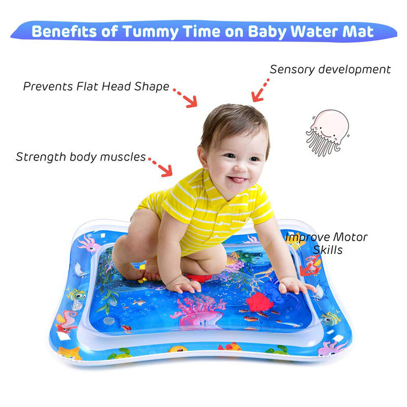 Almohadilla de juguete inflable para bebé, juguete interactivo para recién nacido, niño y niña, entretenimiento acuático, natación para padres e hijos