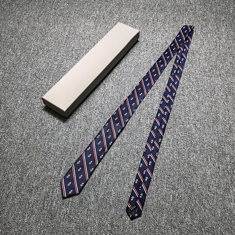 TB THOM cravatta classica in lana per uomo donna ricamo Business cravatta in lana cravatta abito da festa di nozze marca di lusso TB cravatte regalo da uomo
