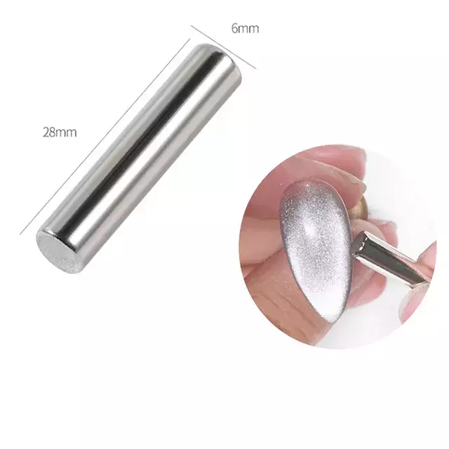 Цилиндрический магнит кошачий глаз для дизайна ногтей