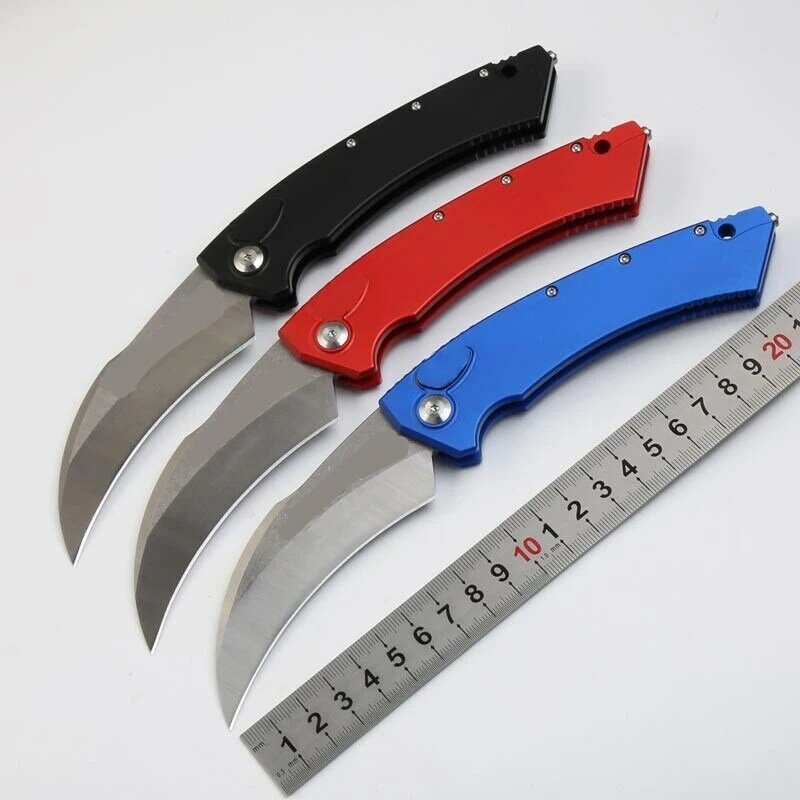 Coltello da carpentiere per esterni multicolore manico in lega di alluminio CNC coltelli da tasca EDC portatili tattici da campeggio all'aperto di alta qualità