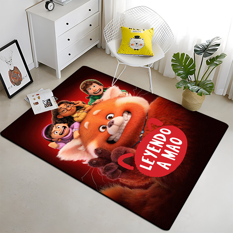 Truning czerwony artystyczny nadruk dywan do salonu duży dywan do składania czarny miękki dywan do dekoracji wnętrz maty Boho dywaniki Dropshipping