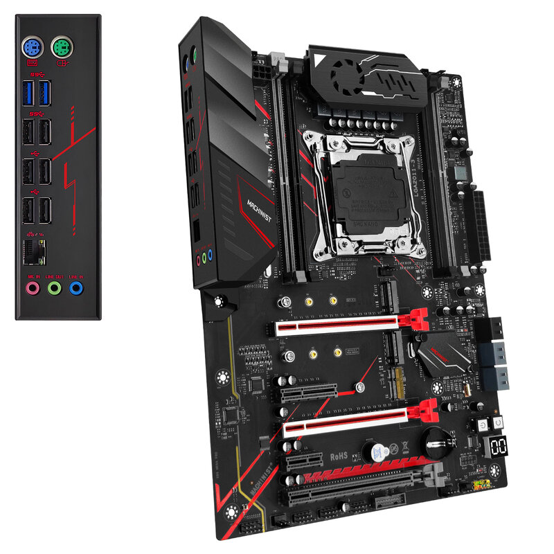 MACHINIST X99 Motherboard Combo Set Kit with Xeon E5 2666 V3 LGA 2011-3 CPU and DDR4 32GB RAM Memory ATX X99 MR9A Pro V2