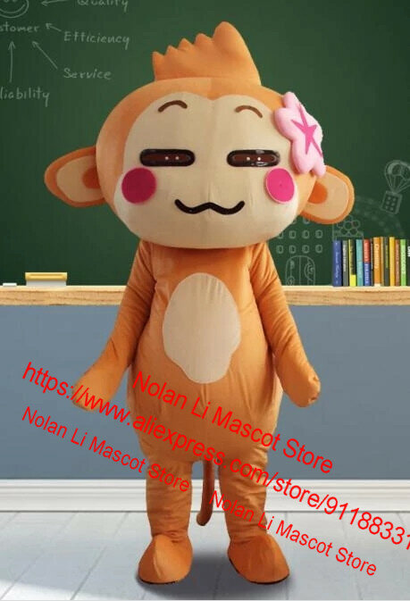 Neue angepasste Affen Maskottchen Kostüm Film Requisiten Rollenspiel Cartoon Set Werbe spiel Erwachsenen größe Weihnachts geschenk Party 861