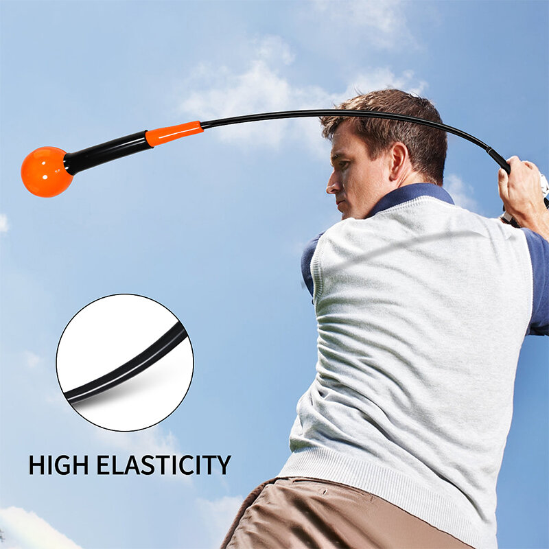 Stick d'entraînement de swing de golf 40 ", aide pour améliorer le rythme, la flexibilité, l'équilibre, le tempo et la force, anciers d'échauffement flexible, aides à l'entraînement de golf