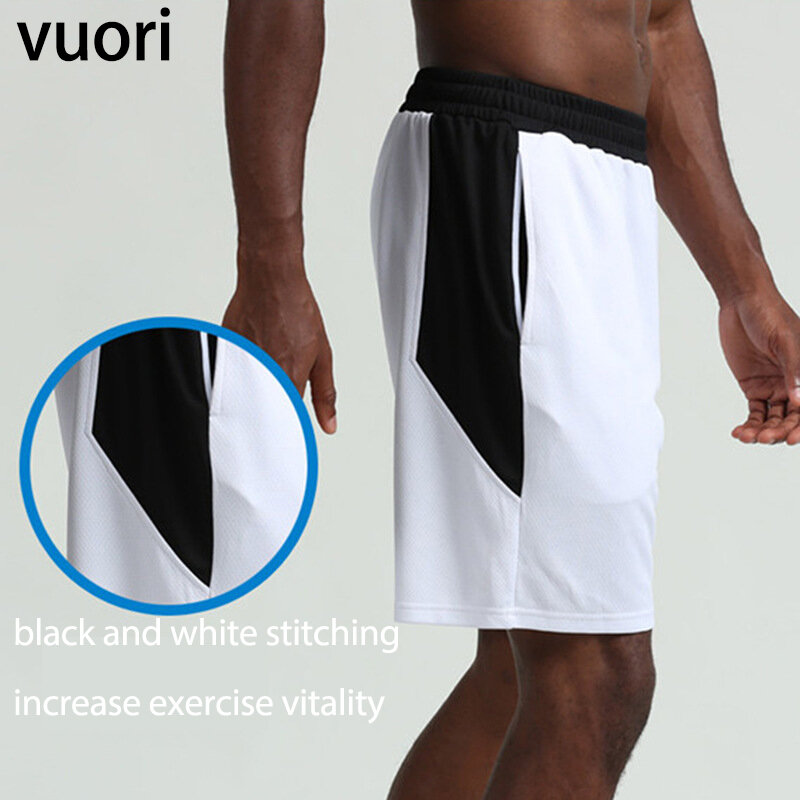 Vuori fitness verão calças de fitness masculina calças de yoga secagem rápida respirável correndo esportes shorts