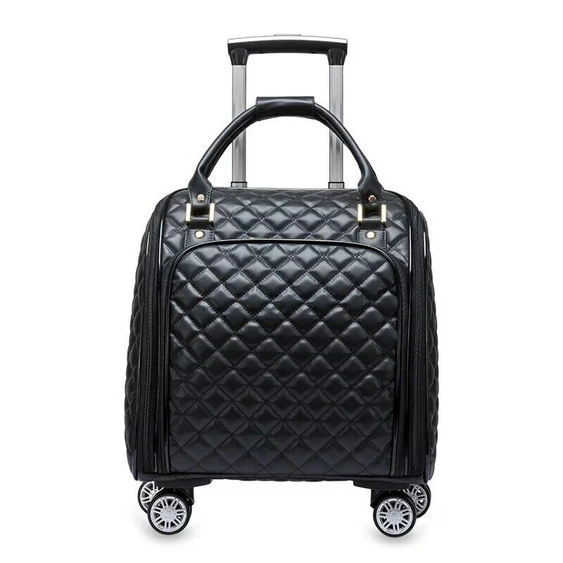 Hot! Neue Frau Mode licht Trolley Gepäck tasche Roll Koffer mädchen spinner Marke wasserdicht Trolley tasche handtasche auf Rädern