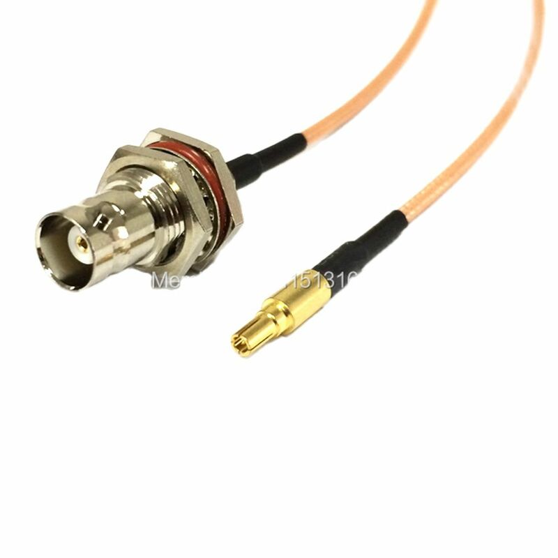 Kabel Ekstensi Modem Baru BNC Jack Perempuan Ke CRC9 Steker Laki-laki RG316 Kabel Koaksial 15CM 6 Inci Kuncir