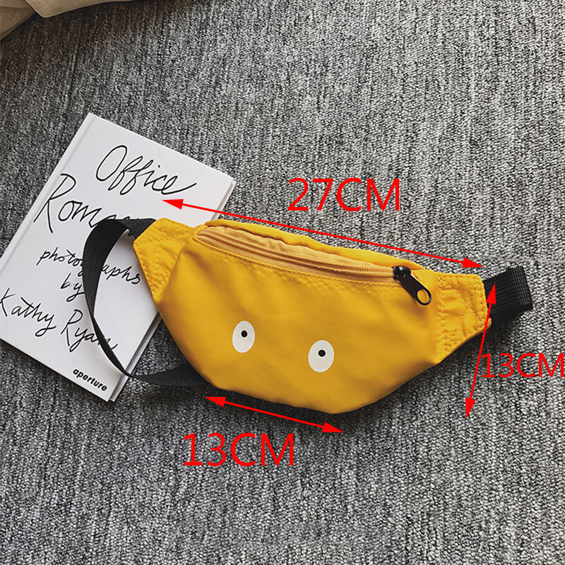 Piterek talia torba dla nastoletnich dziewcząt dzieci Kid Belt niemowlę etui Anime słodkie dziecko Banana nerka kangur brzuch Bum ramię