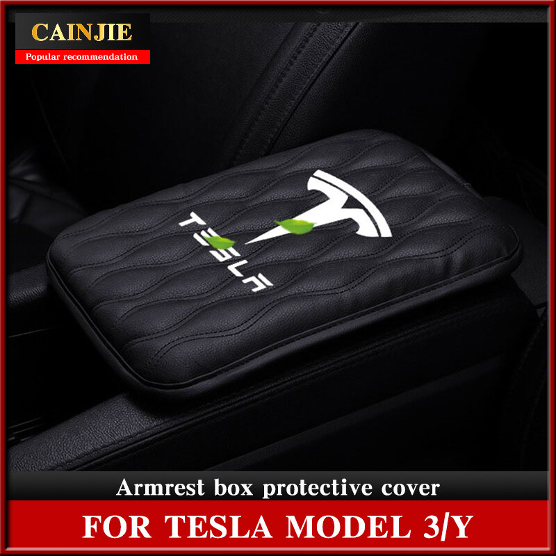 Voor Tesla Model 3 2022 Accessoires Auto Armsteun Box Kussen Armsteun Doos Pad Beschermende Foam Pad Model Y 2021 Accessoire