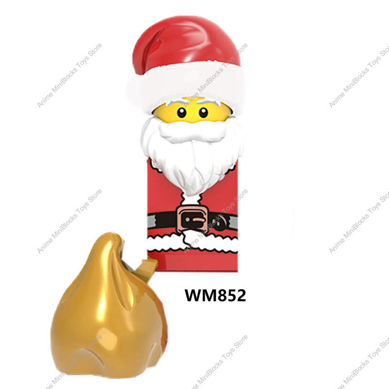 Рождественские герои Диснея, строительные блоки, аниме мультфильм, мини-экшн-игрушка, модель WM6076 WM6104 X0222